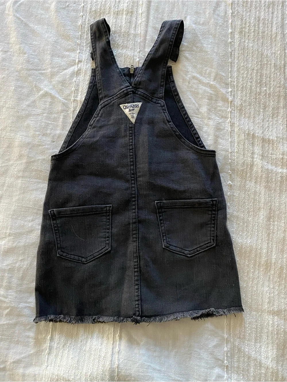 OshKosh B'gosh Black Denim Pinafore Jumper Dress